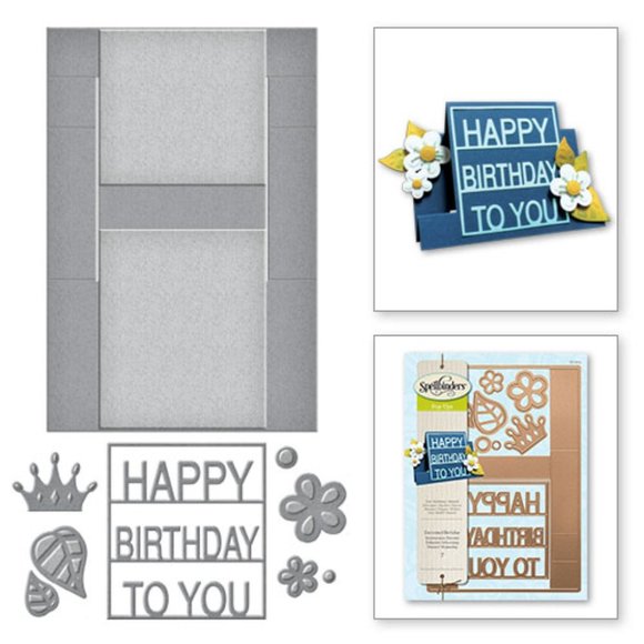 Spellbinders Card Creator Step Card - Decorated Birthday 7 pcs - Picture 5 of 12